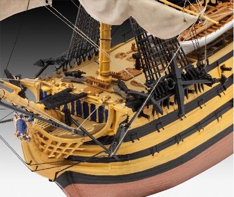 Revell - Hms Victory Model Skib Byggesæt - 1 225 - Level 4 - 05408