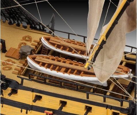 Revell - Hms Victory Model Skib Byggesæt - 1 225 - Level 4 - 05408