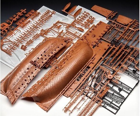 Revell - Hms Victory Model Skib Byggesæt - 1 225 - Level 4 - 05408