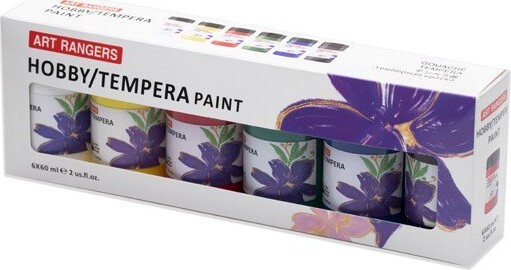 Akrylmaling Sæt - 6 Farver - Art Rangers