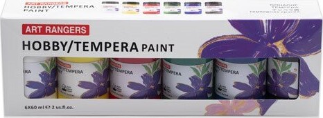 Akrylmaling Sæt - 6 Farver - Art Rangers