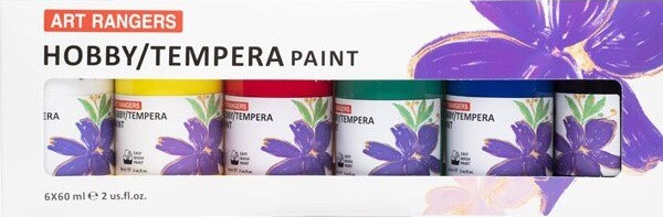 Akrylmaling Sæt - 6 Farver - Art Rangers