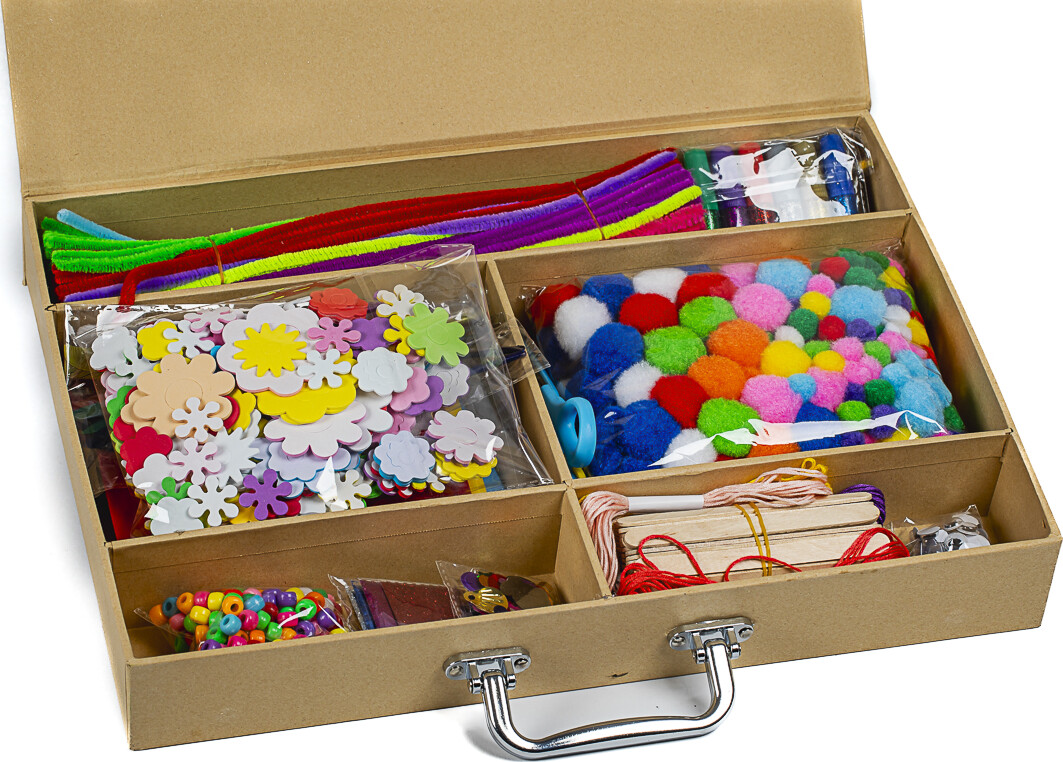 Hobby Box - Kreakasse Med Ca 1200 Dele