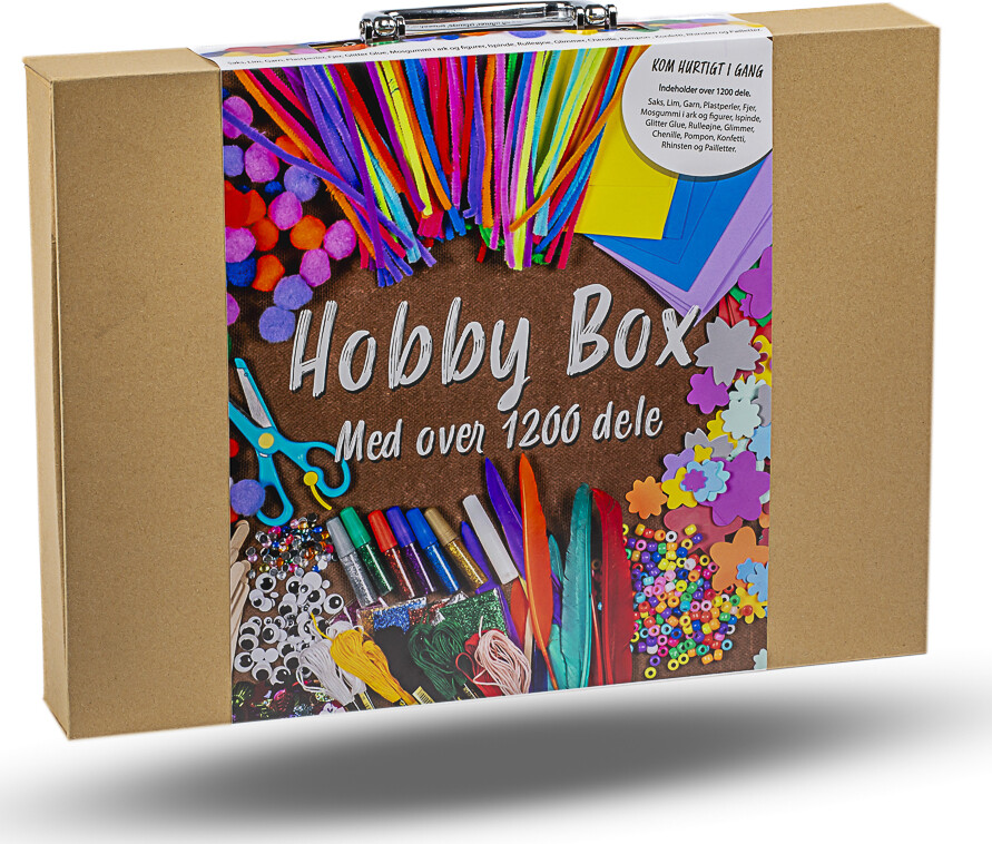 Hobby Box - Kreakasse Med Ca 1200 Dele