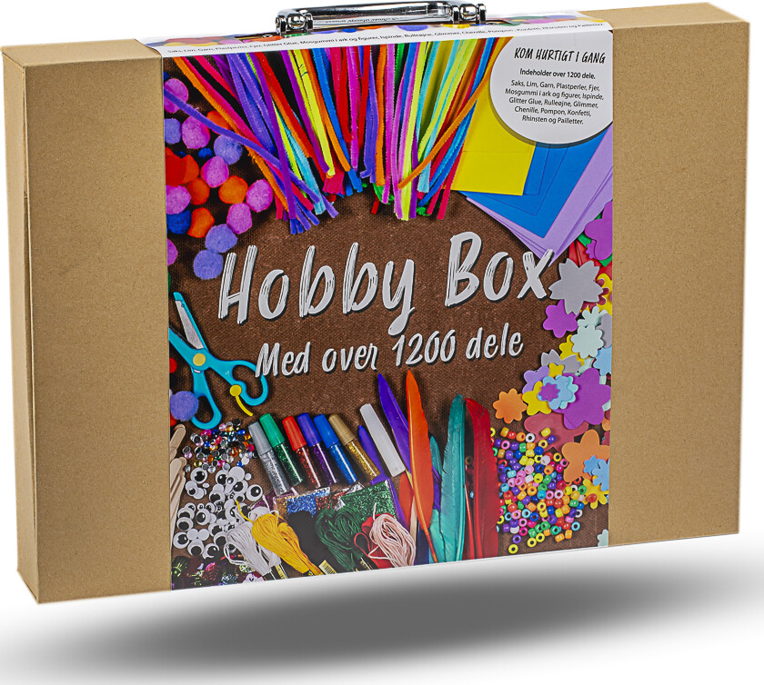 Hobby Box - Kreakasse Med Ca 1200 Dele