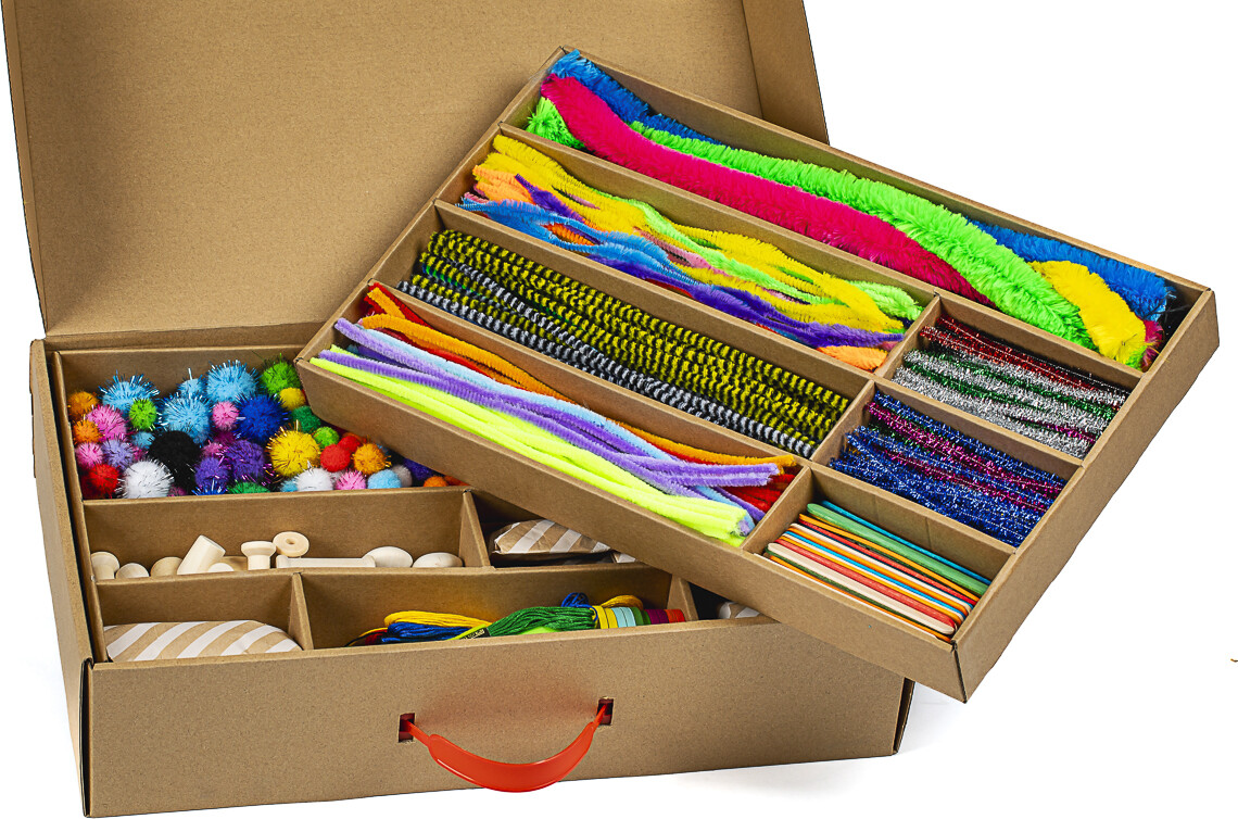 Hobby Box - Kreakasse Med Ca 3000 Dele