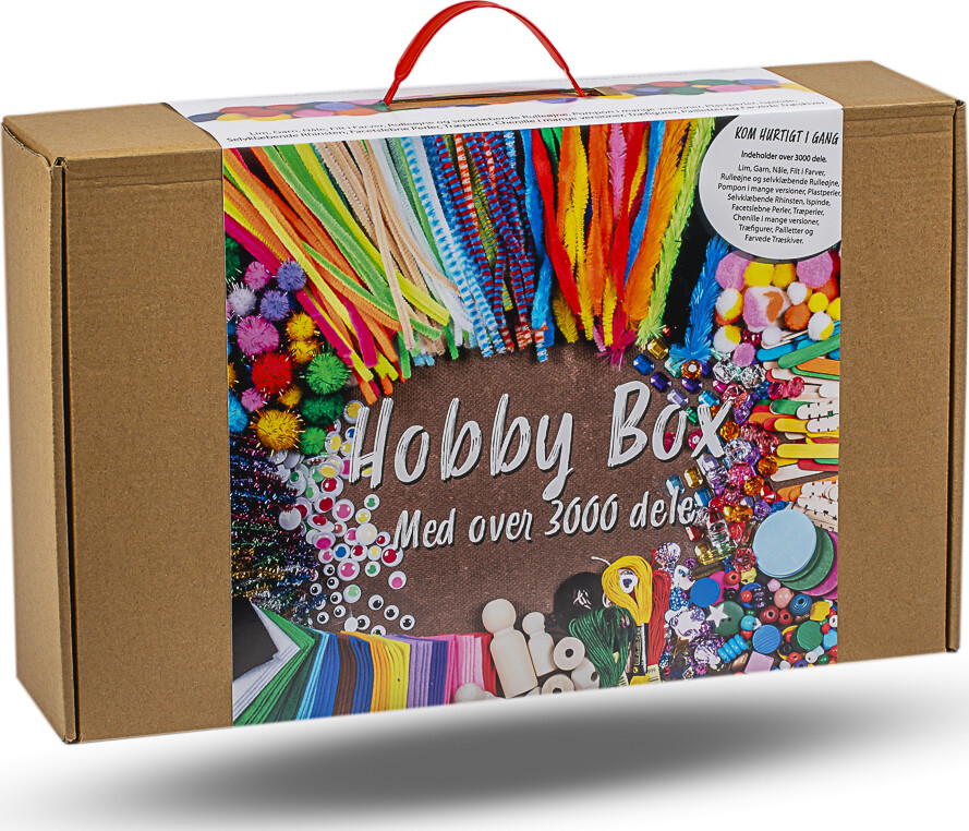 Hobby Box - Kreakasse Med Ca 3000 Dele