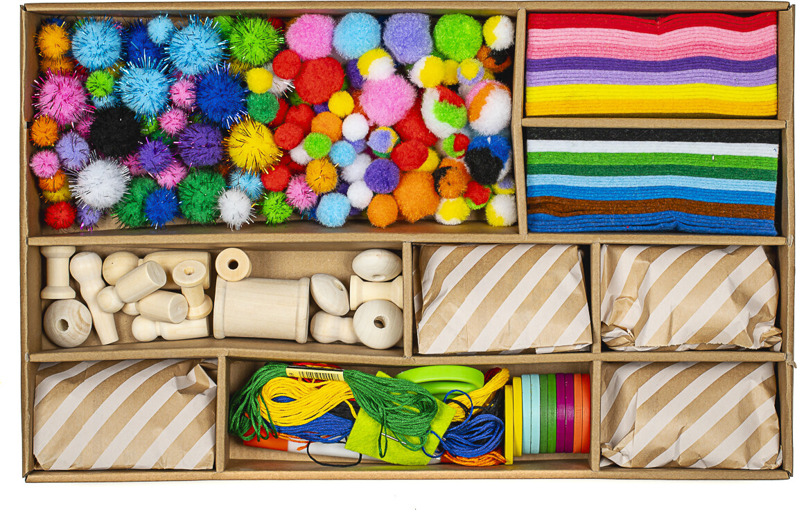 Hobby Box - Kreakasse Med Ca 3000 Dele