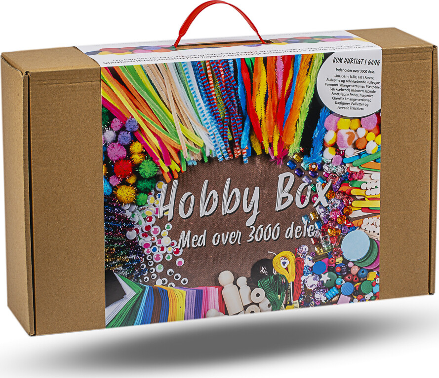 Hobby Box - Kreakasse Med Ca 3000 Dele