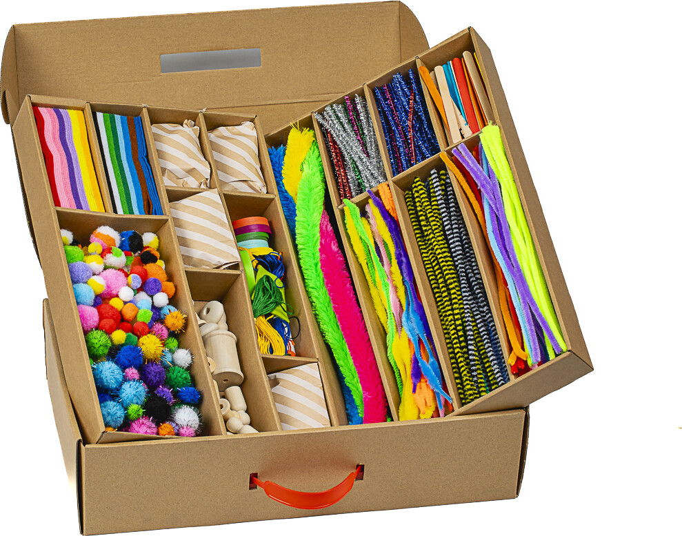 Hobby Box - Kreakasse Med Ca 3000 Dele