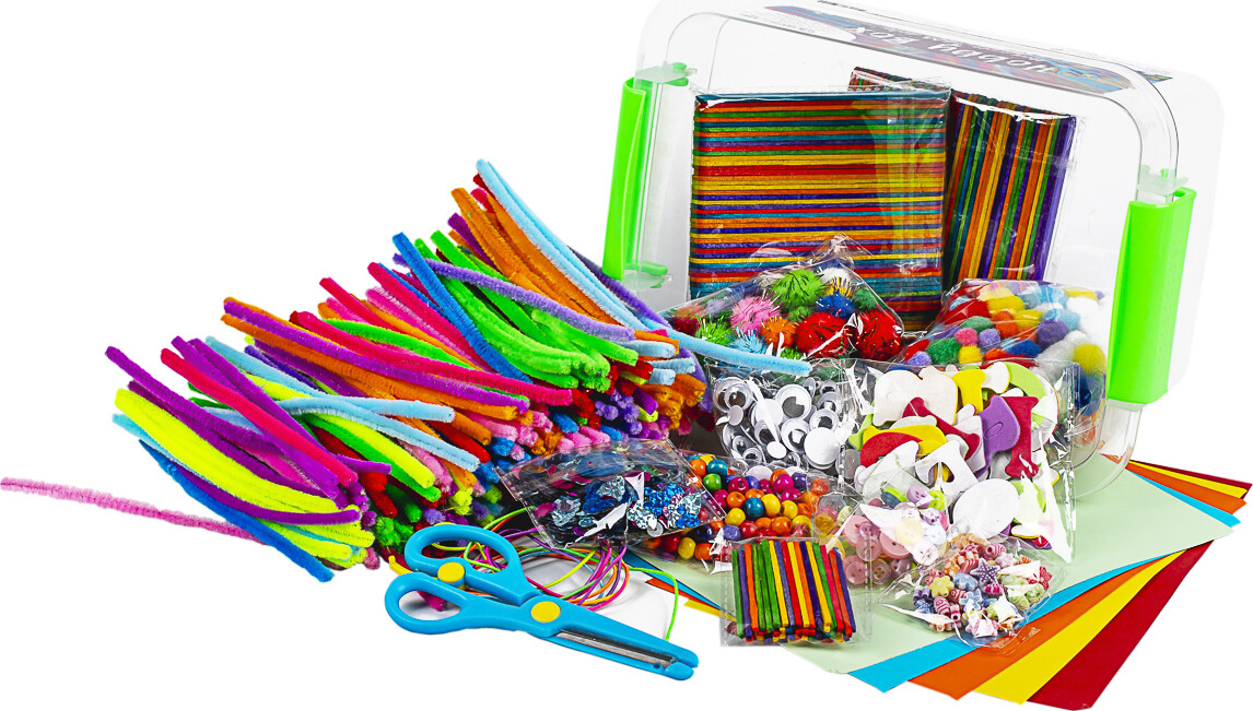 Hobby Box - Kreakasse Med Ca 1600 Dele