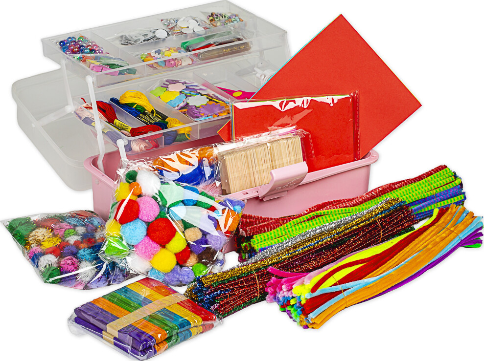 Hobby Box Med 1500 Dele - For Børn Og Voksne - Hobby 2 You