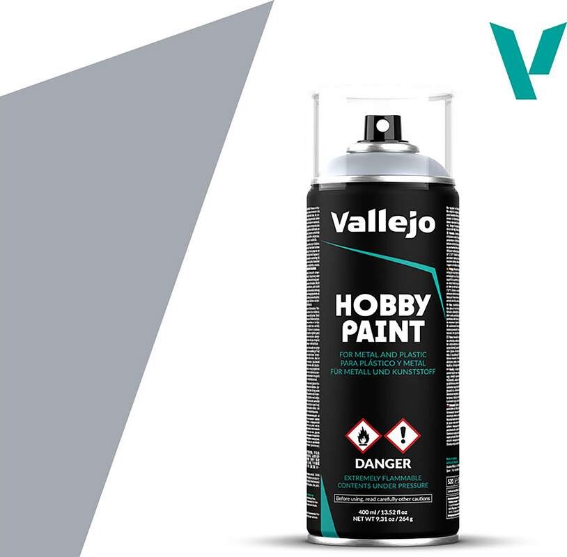 Vallejo - Hobby Paint Spraymaling - Fantasy Silver 400 Ml