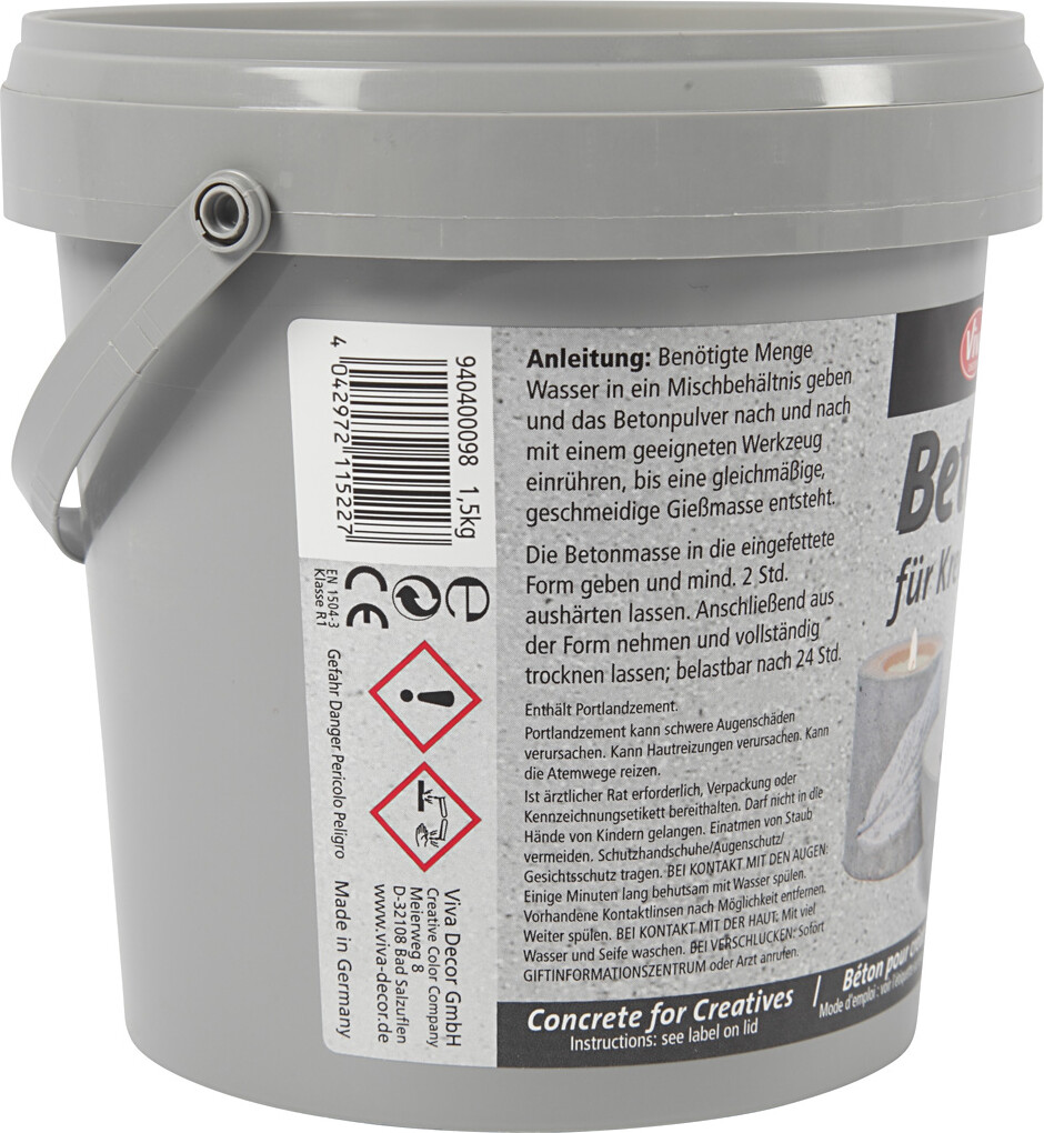 Hobbybeton - Grå - 1500 G