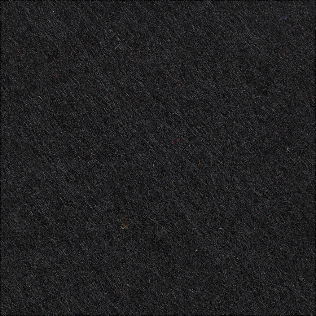 Hobbyfilt - 42X60 Cm - 3 Mm - Sort - 1 Ark