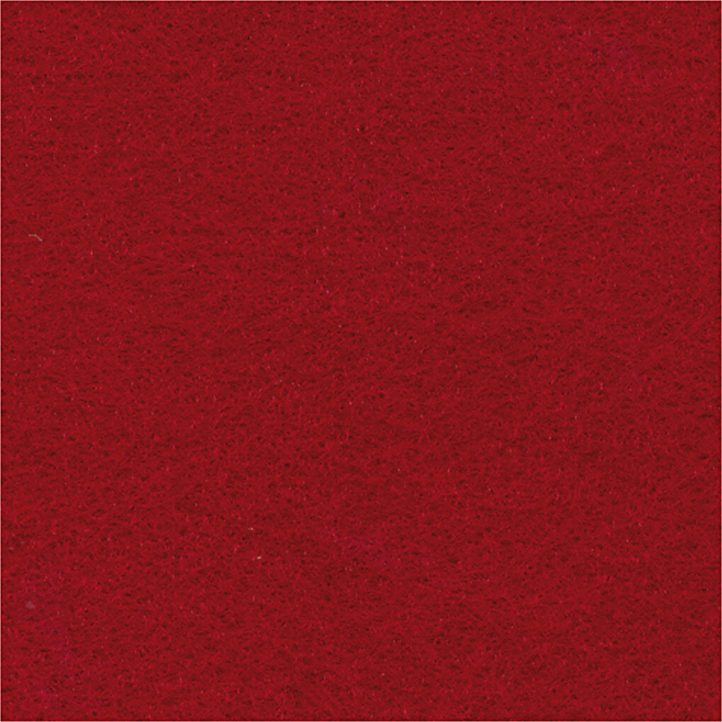 Hobbyfilt - A4 - 210X297 Mm - 1 5-2 Mm - Gammel Rød - 10 Ark