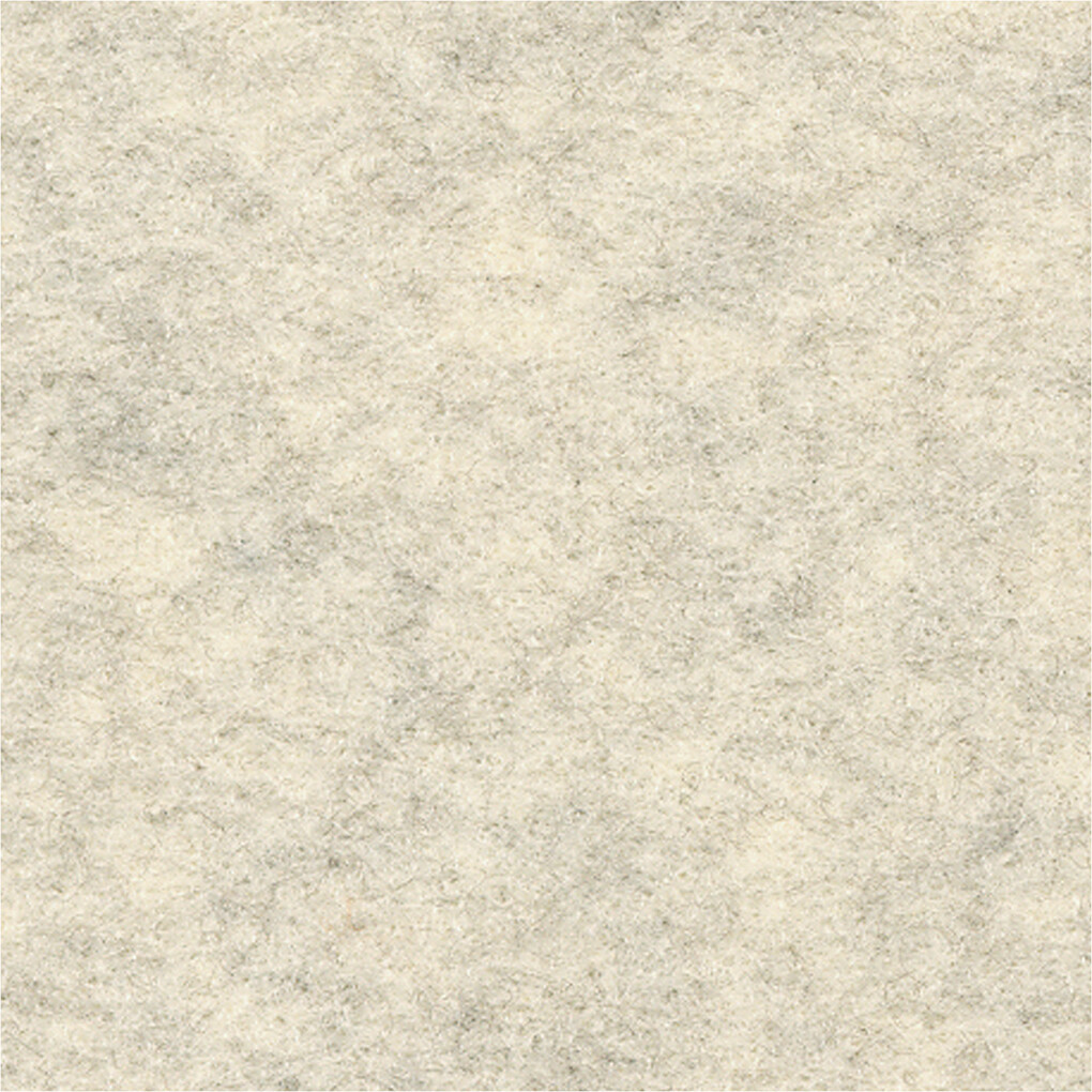 Hobbyfilt - A4 - 210X297 Mm - 1 5-2 Mm - Meleret - Råhvid - 10 Ark