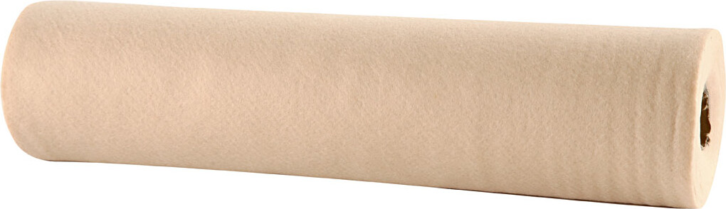 Hobbyfilt - B 45 Cm - 1 5 Mm - 180-200 G - Lys Pudder - 5 M