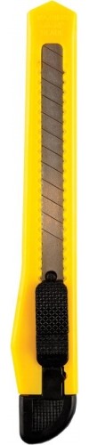 Hobbykniv 9 Mm Gul - Sort - Centrum