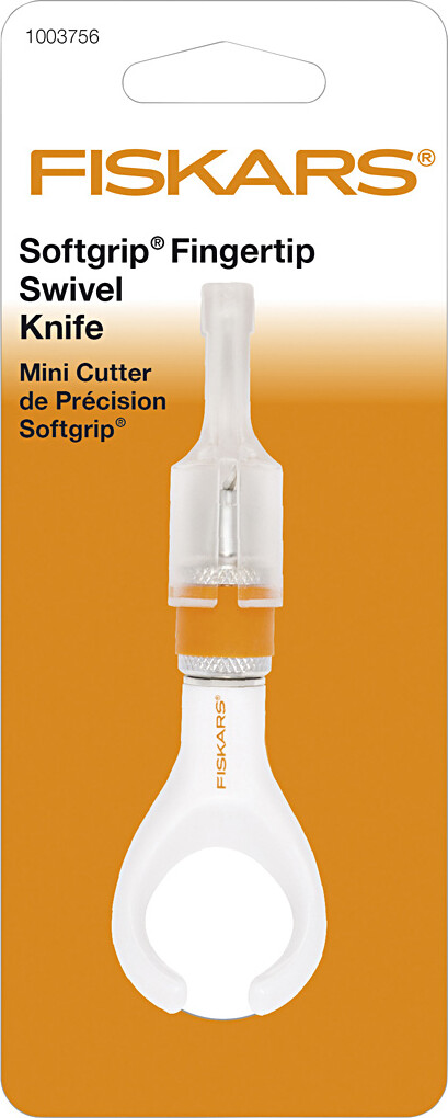 Fiskars - Swivel Knife - Hobbykniv Med Roterende Blad - Softgrip - 1003756