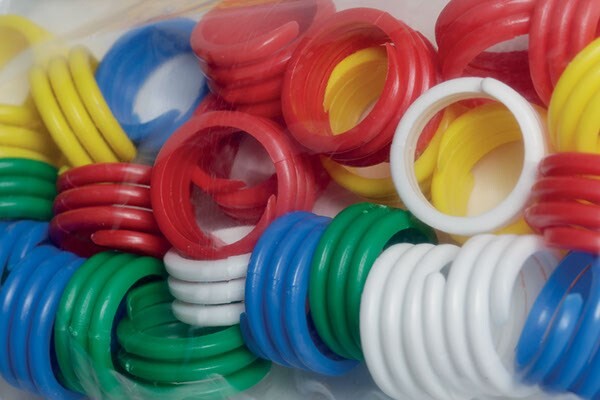 Hama - Hønseringe - 25 Stk - Assorteret