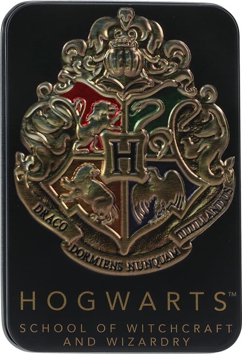 Hogwarts Playing Cards In A Tin Black