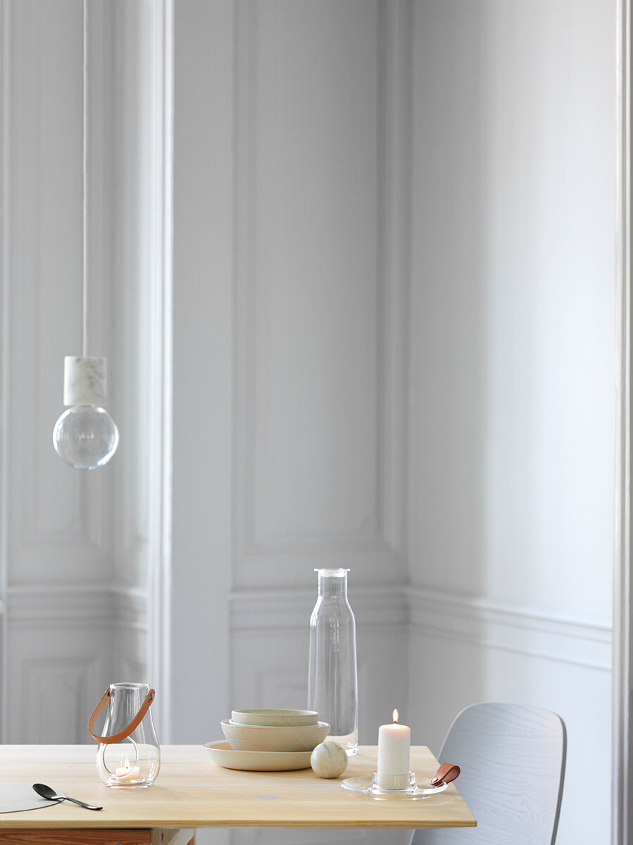 Holmegaard - Dwl Lysestage H45 Cm - Glas