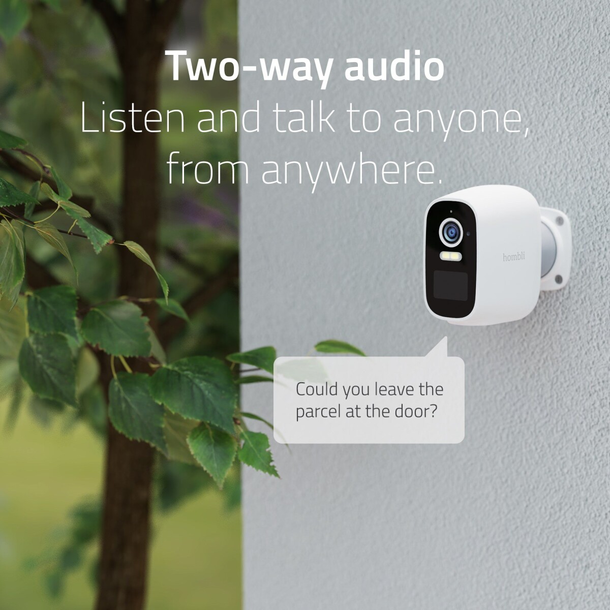 Hombli - Smart Battery Cam White