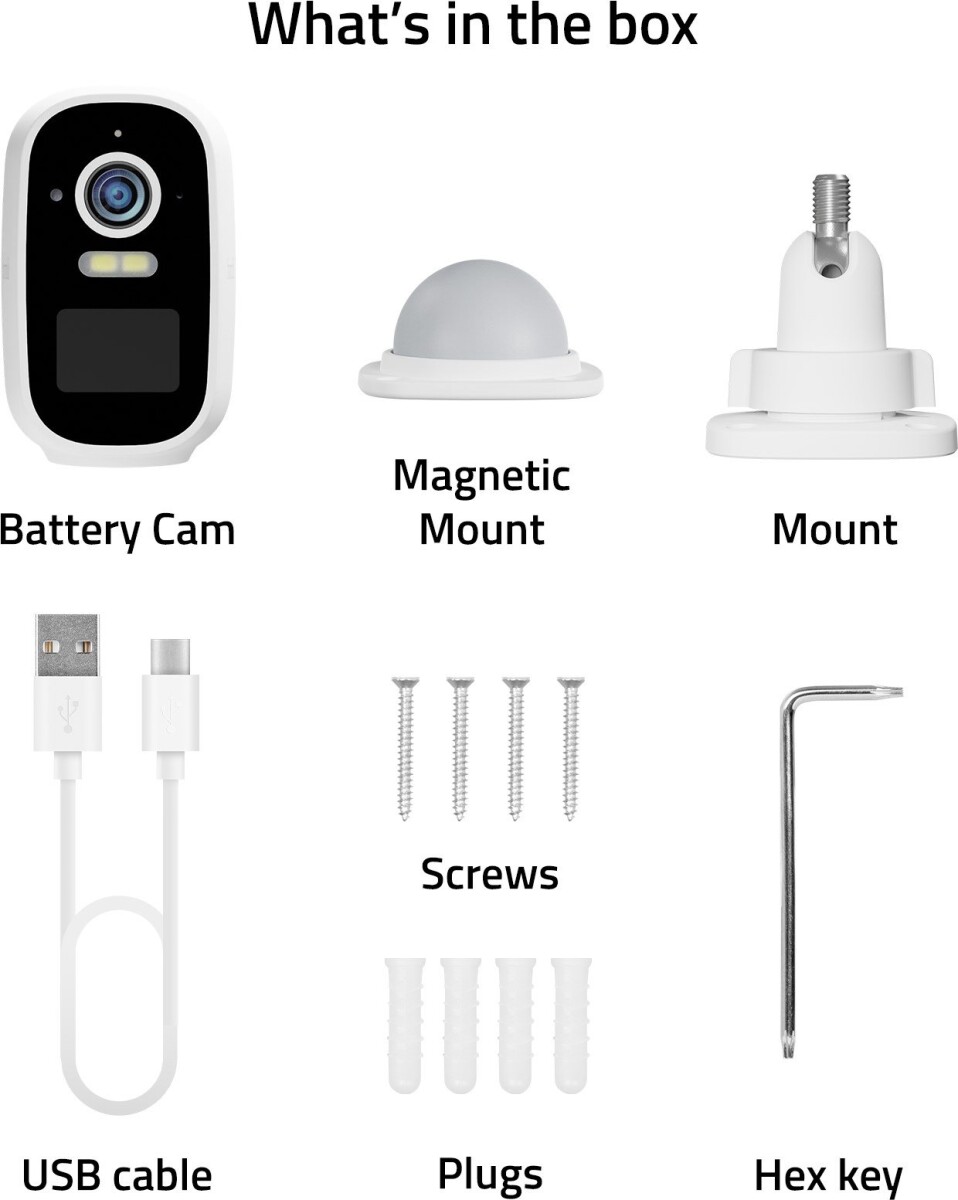 Hombli - Smart Battery Cam White