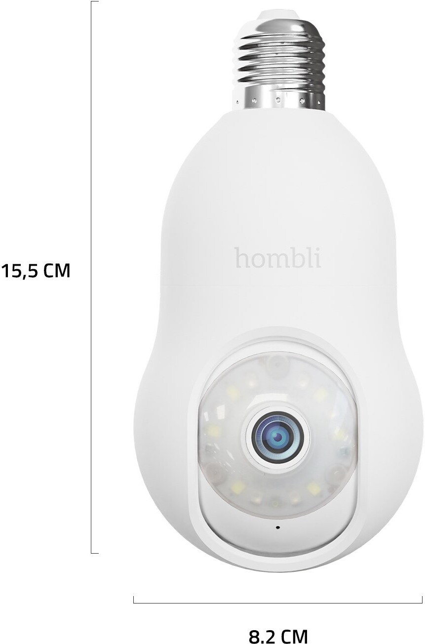 Hombli - Smart Bulb Cam Hvid