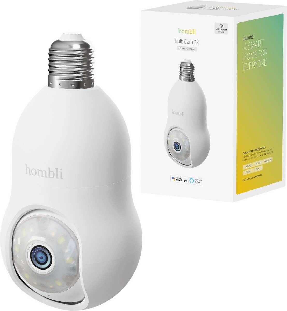 Hombli - Smart Bulb Cam Hvid