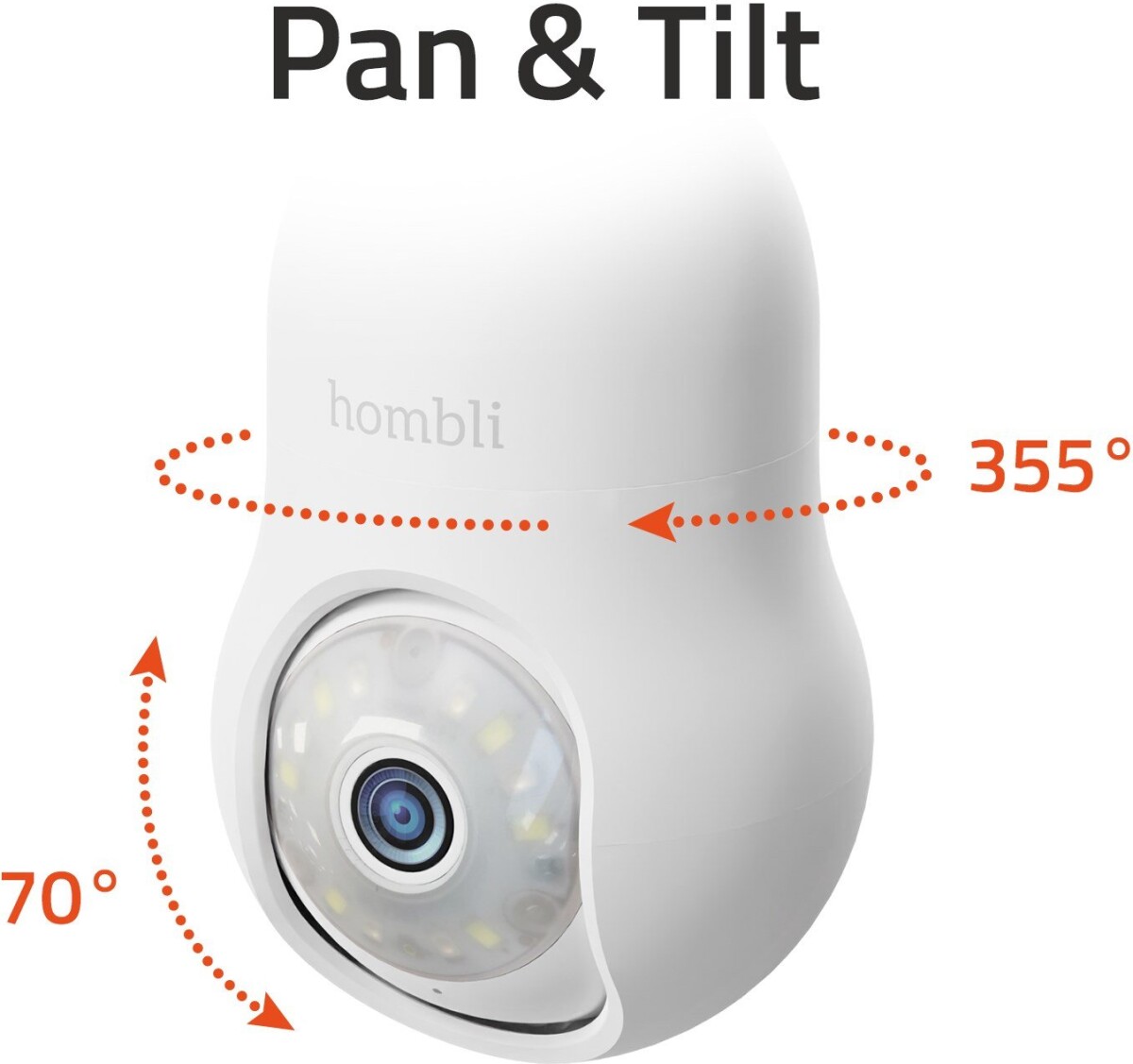 Hombli - Smart Bulb Cam Hvid