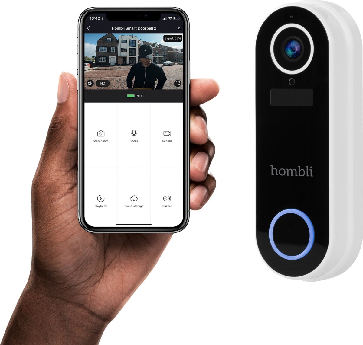 Hombli - Smart Doorbell 2 Chime 2 - Smart Doorbell Pack
