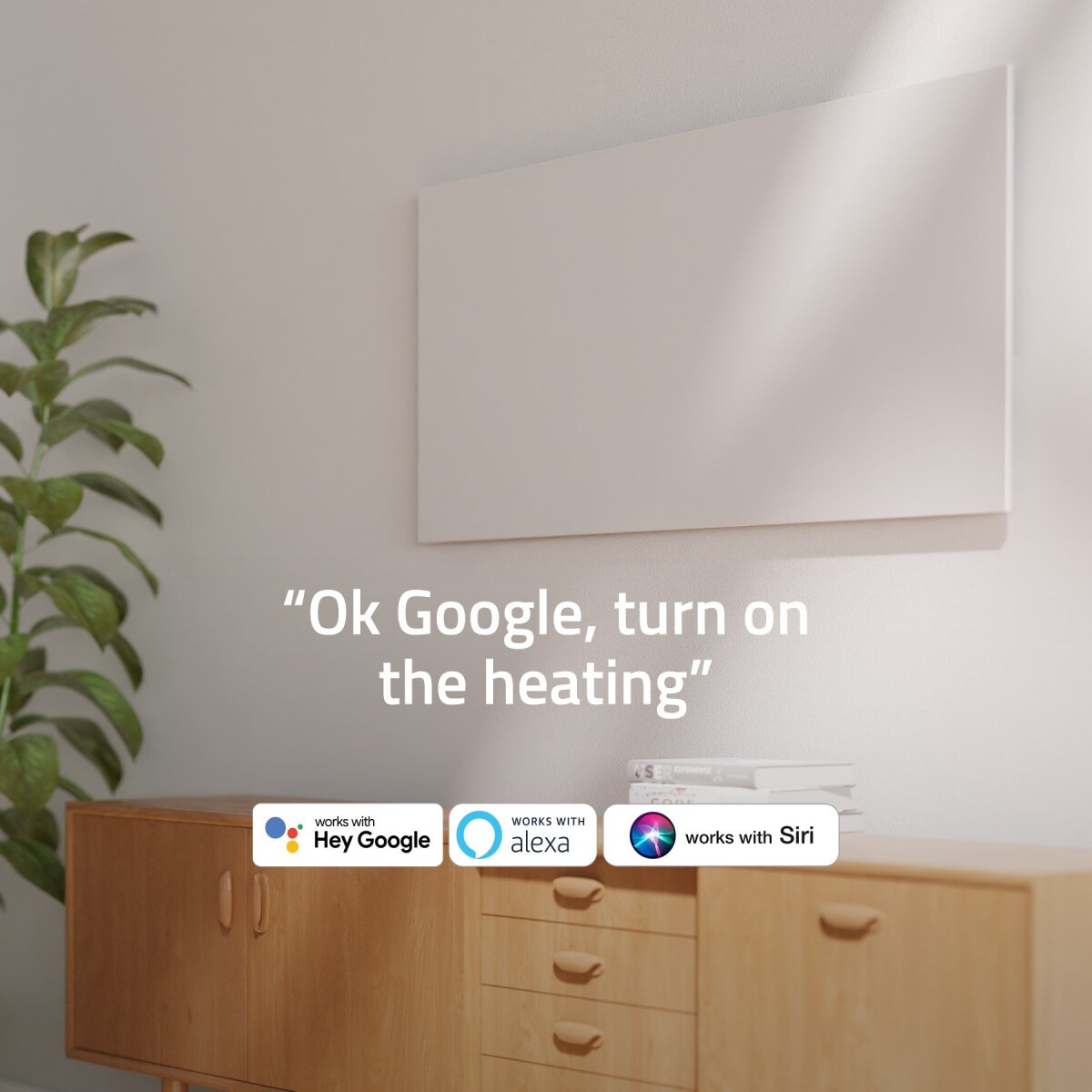 Hombli - Smart Infrared Radiator Heatpanel 700w - Hvid Metal | Se ...