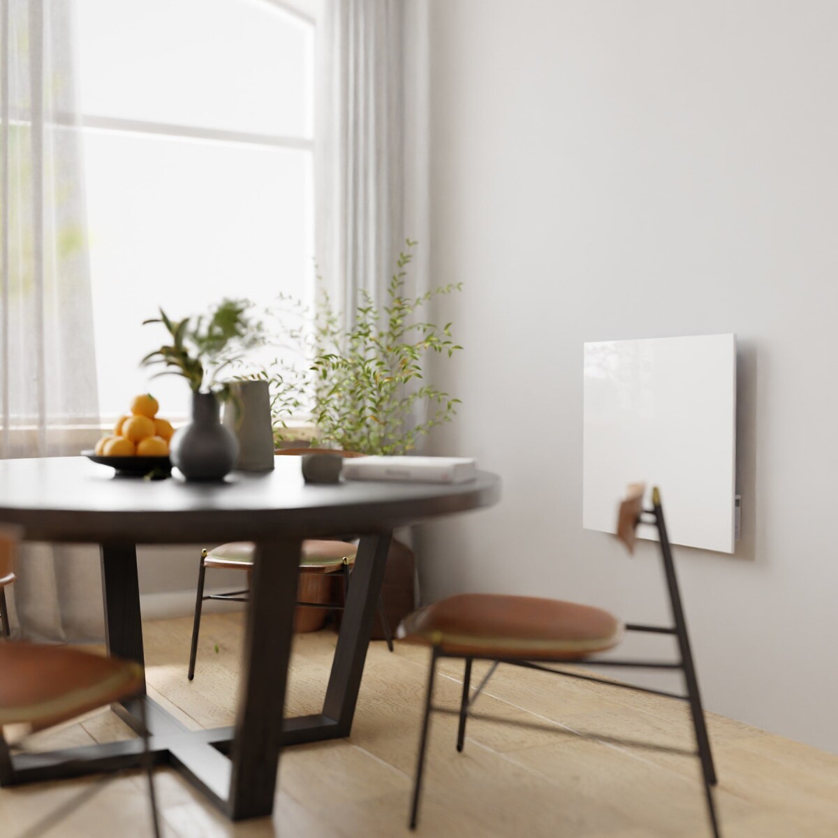 Hombli - Smart Ir Glas Varmepanel 400W Hvid 400W