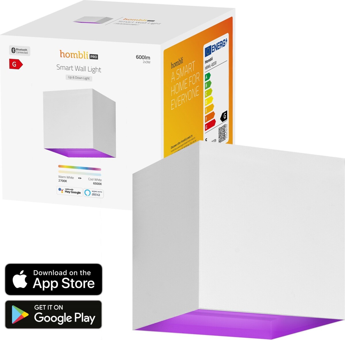 Smart Udendørs Belysning - V2 - Hombli - Hvid