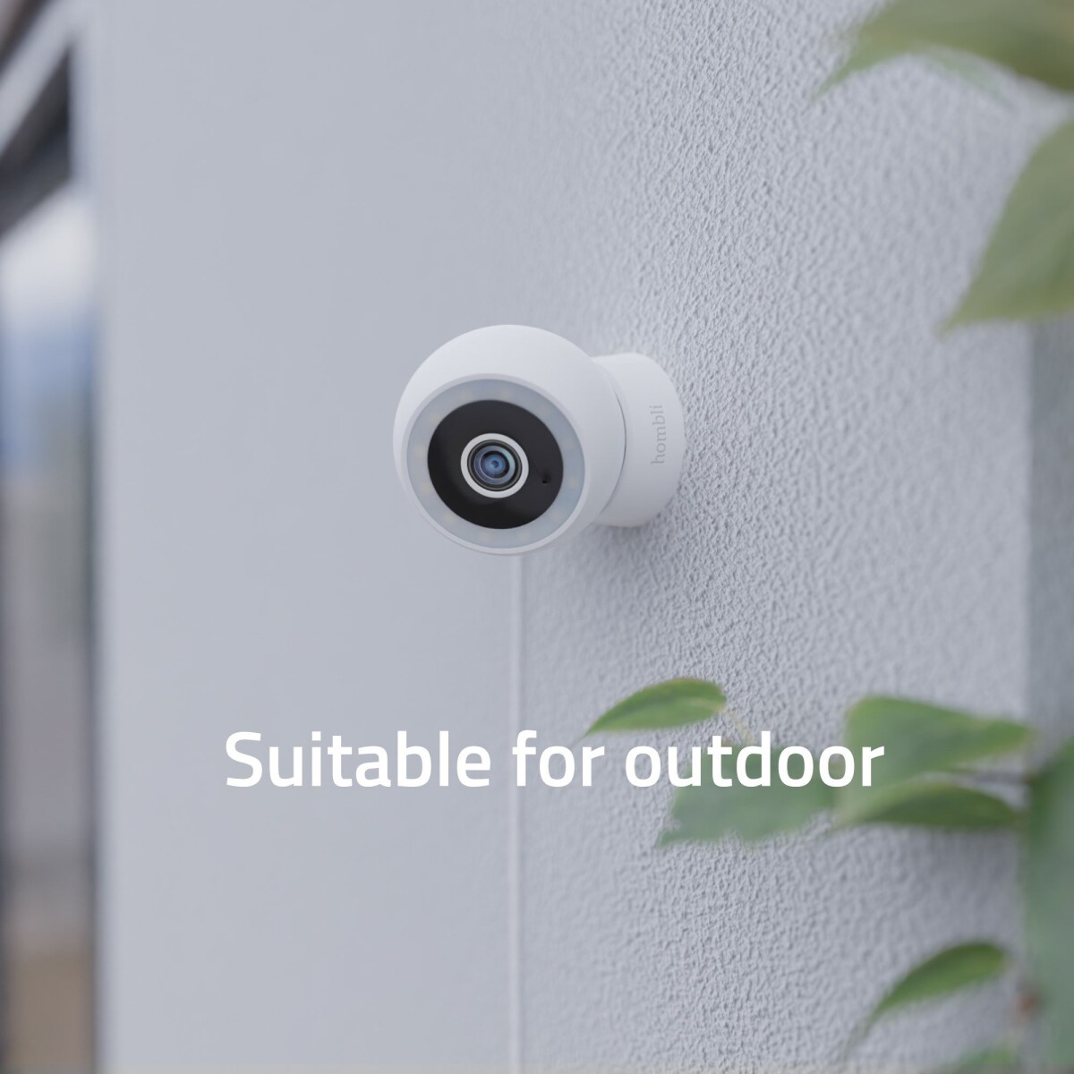 Hombli - Smart Outdoorindoor Compact Cam Hvid