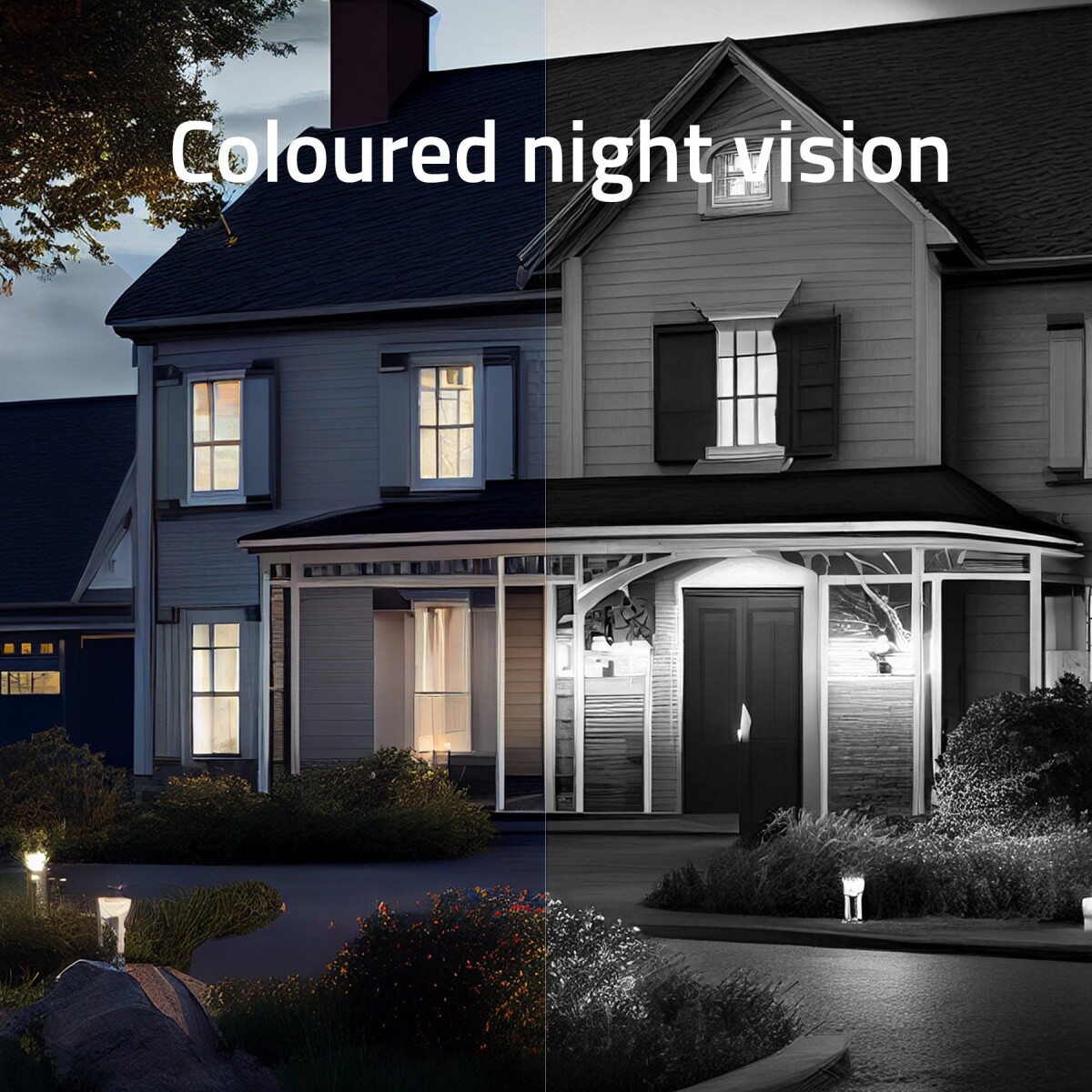 Hombli - Smart Outdoorindoor Compact Cam Hvid