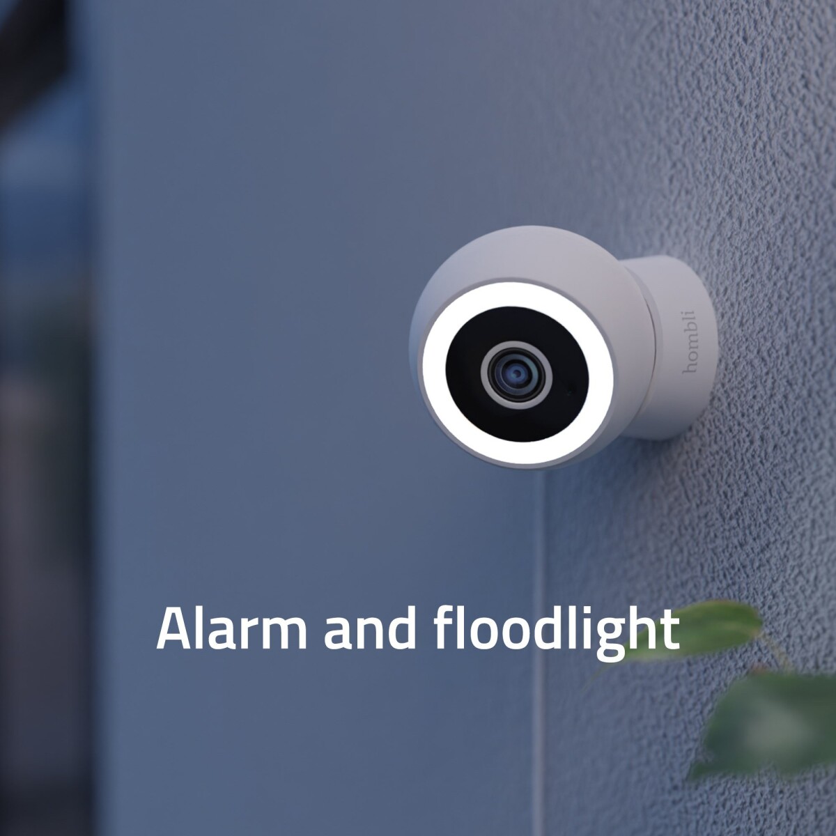 Hombli - Smart Outdoorindoor Compact Cam Hvid