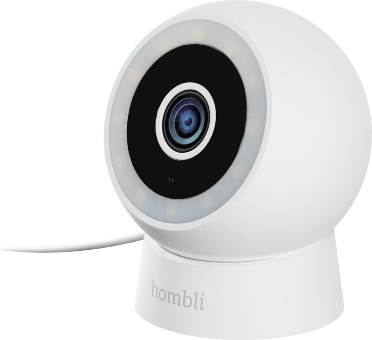 Hombli - Smart Outdoorindoor Compact Cam Hvid