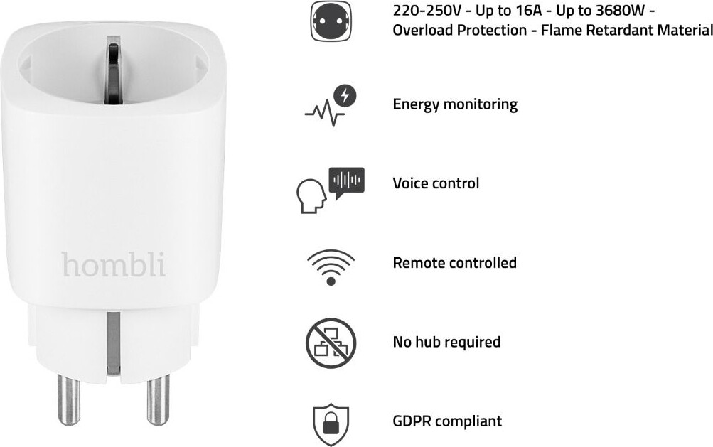 Hombli - Smart Plug - 3-Pak