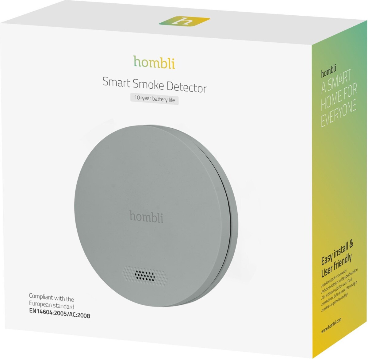 Hombli - Smart Home Røgalarm - Grå