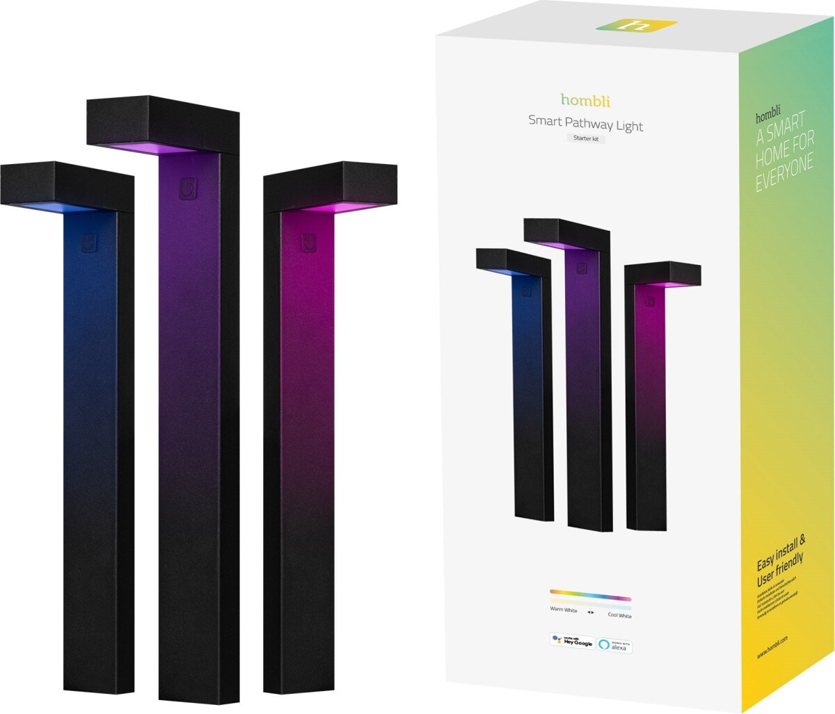 Hombli - Smart Pathway Light - Rgb - 3-Pak