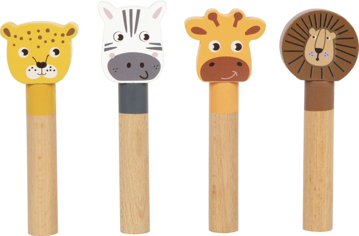 Sorteringslegetøj Med Hoppende Dyr - Træ - Small Foot