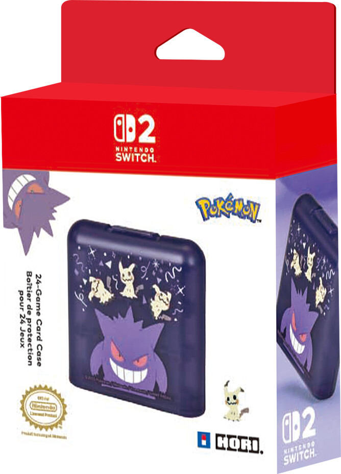 Hori - 24-Game Card Case Gengar Mimikyu - Purple