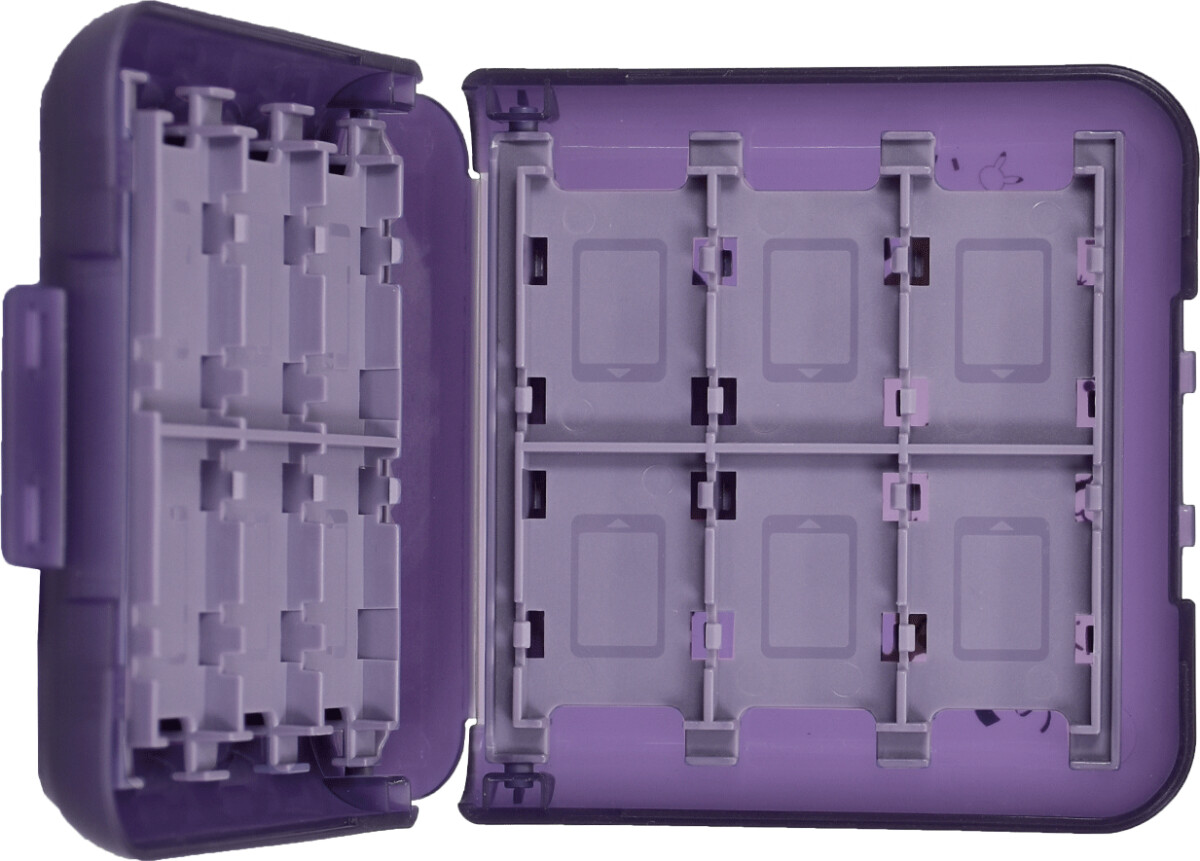 Hori - 24-Game Card Case Gengar Mimikyu - Purple