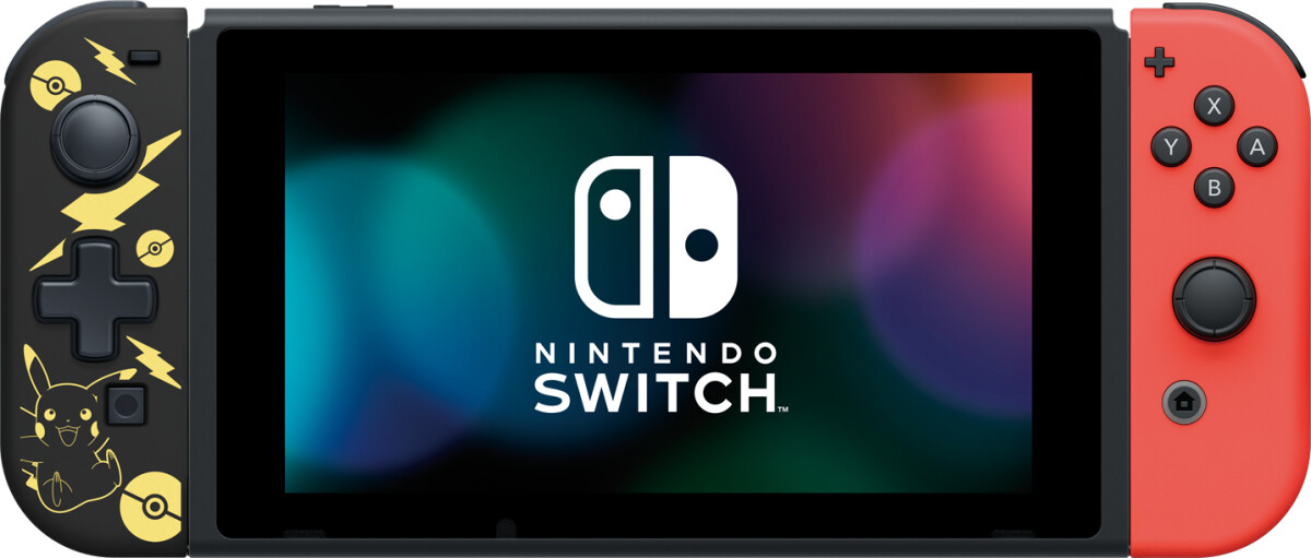 Hori D-Pad Controller - Left - Pikachu Black Gold - Nintendo Switch