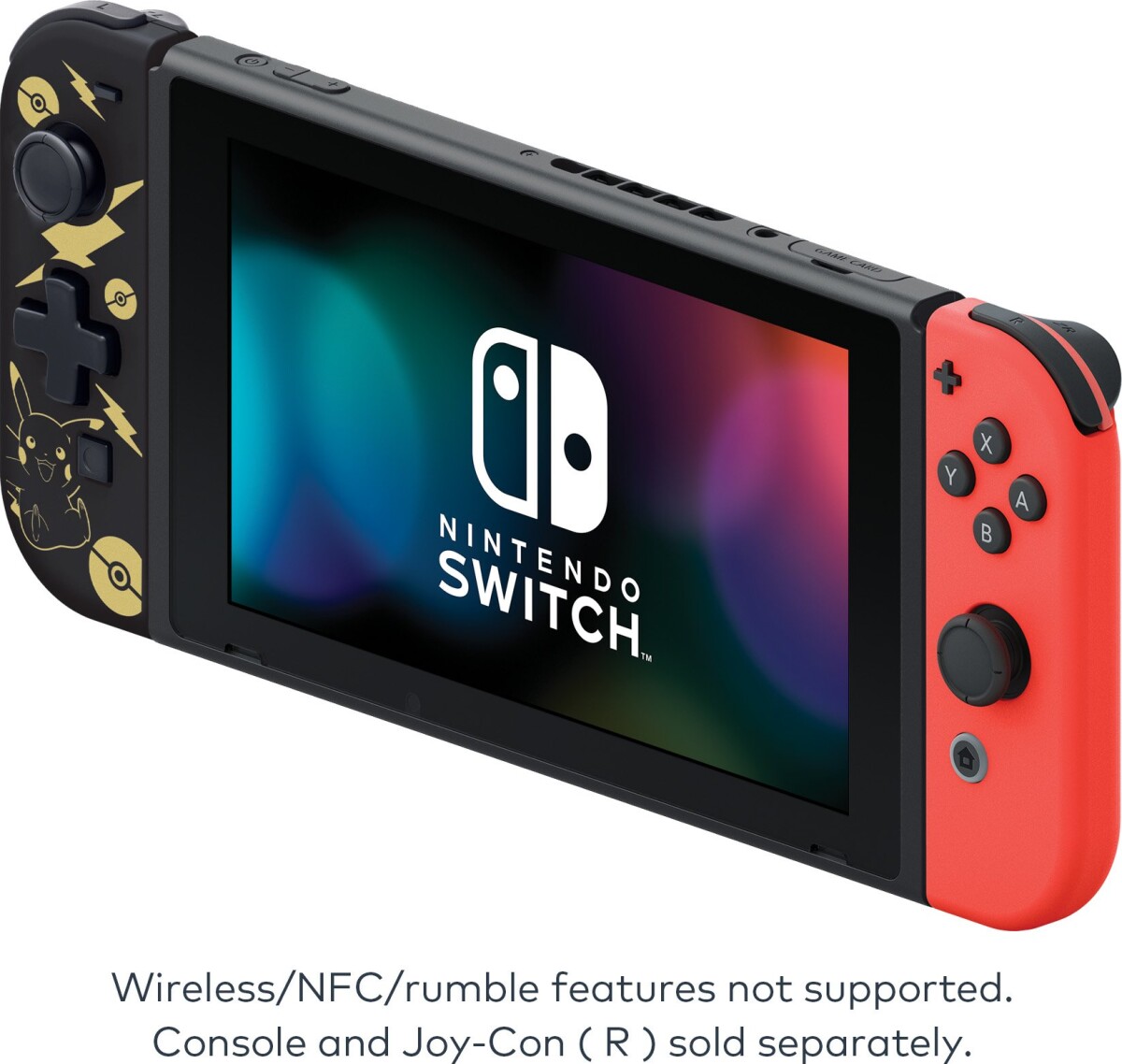 Hori D-Pad Controller - Left - Pikachu Black Gold - Nintendo Switch