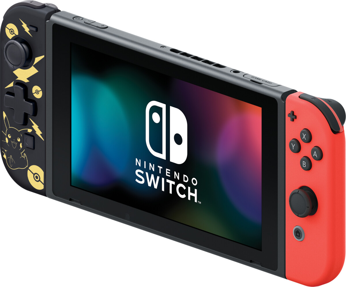 Hori D-Pad Controller - Left - Pikachu Black Gold - Nintendo Switch