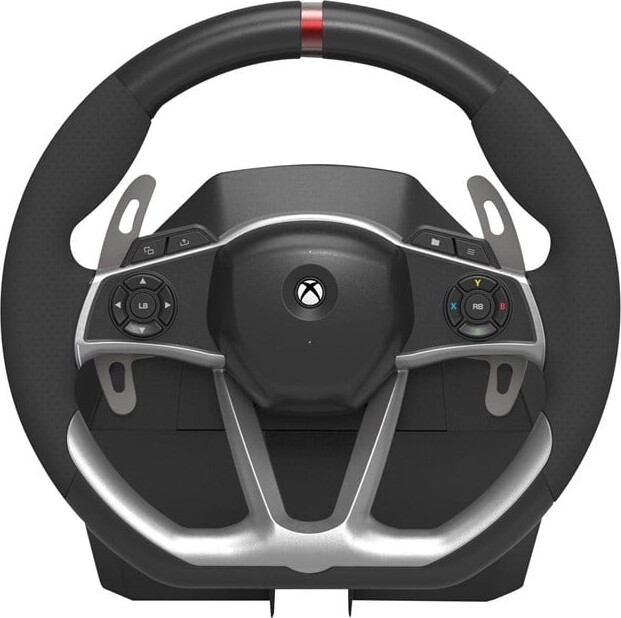 Hori - Force Feedback Racing Wheel Dlx Til Xbox - Sort